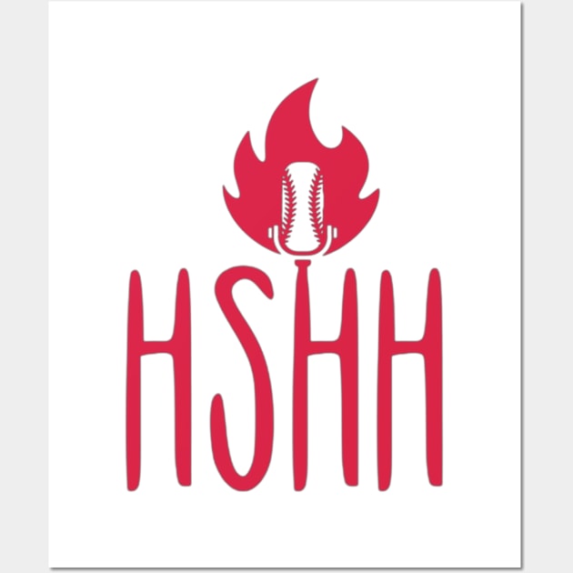 HSHH Alternate Logo - RED Wall Art by Half Street High Heat